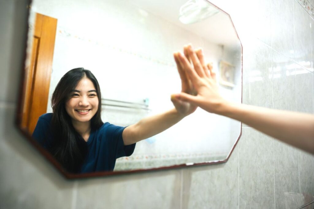 See your reflection and value in the mirror and in your work as a small business owner